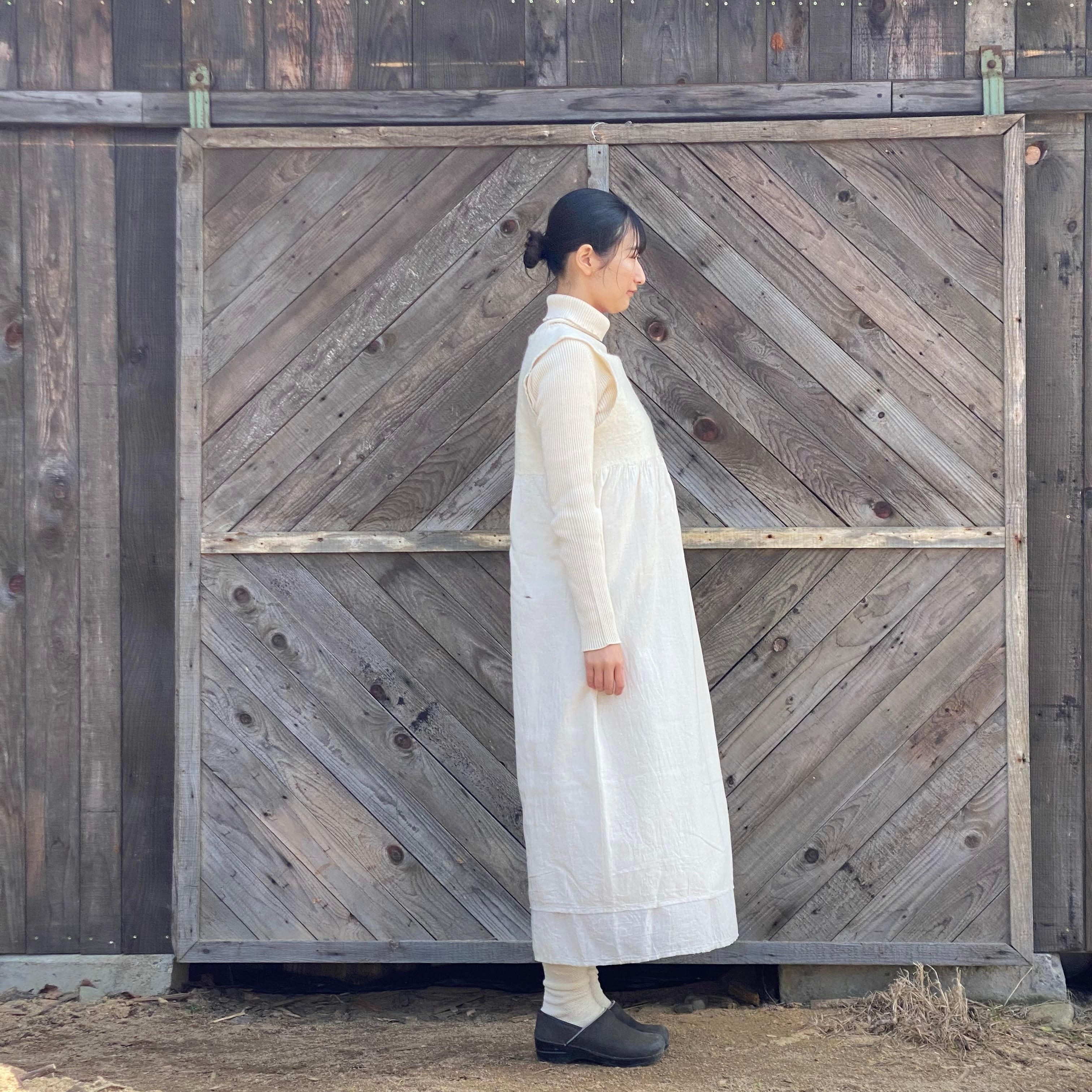 OPCL2-24001 ワンピースコリーヌ サイズ2 白 | 粗清草堂