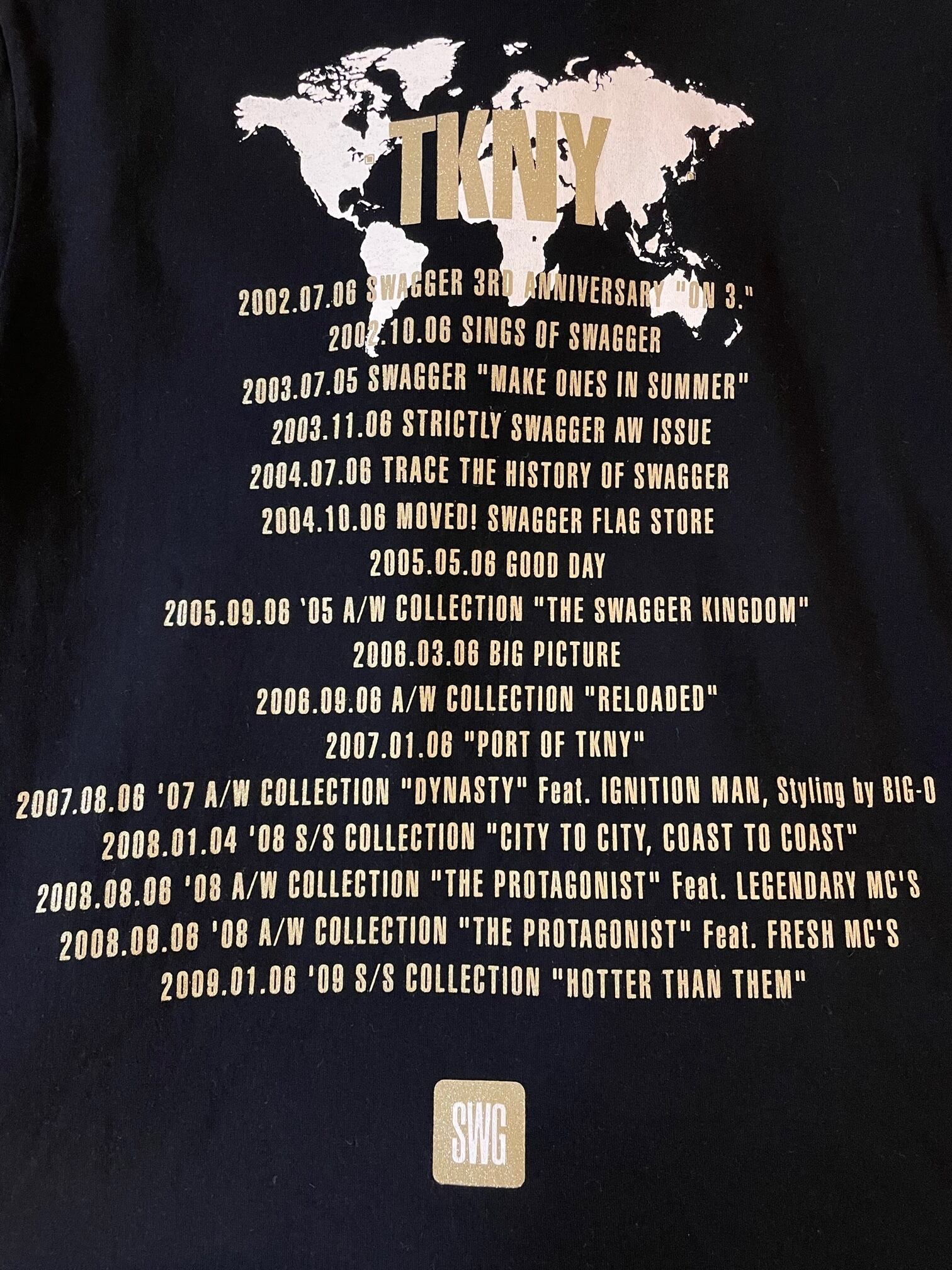 レア MADE IN JAPAN製 SWAGGER 10周年記念プリントTシャツ レア MADE IN JAPAN製 SWAGGER 10周年記念プリントTシャツ