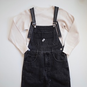 GUESS black denim overall