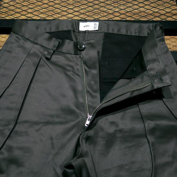 21AW WTAPS TUCK 01 TROUSERS S NAVY