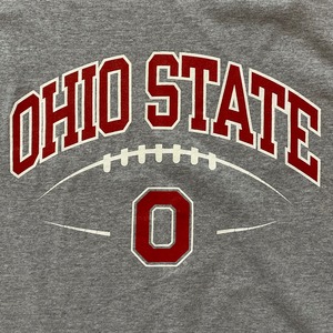 【GILDAN】カレッジ オハイオ州立大学 アーチロゴ OHIO STATE プリント Tシャツ L US古着