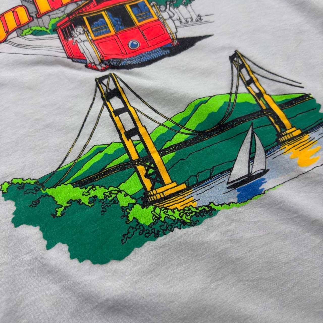 90s SCREEN STARS TEE "San Francisco" XL 古着 - 9
