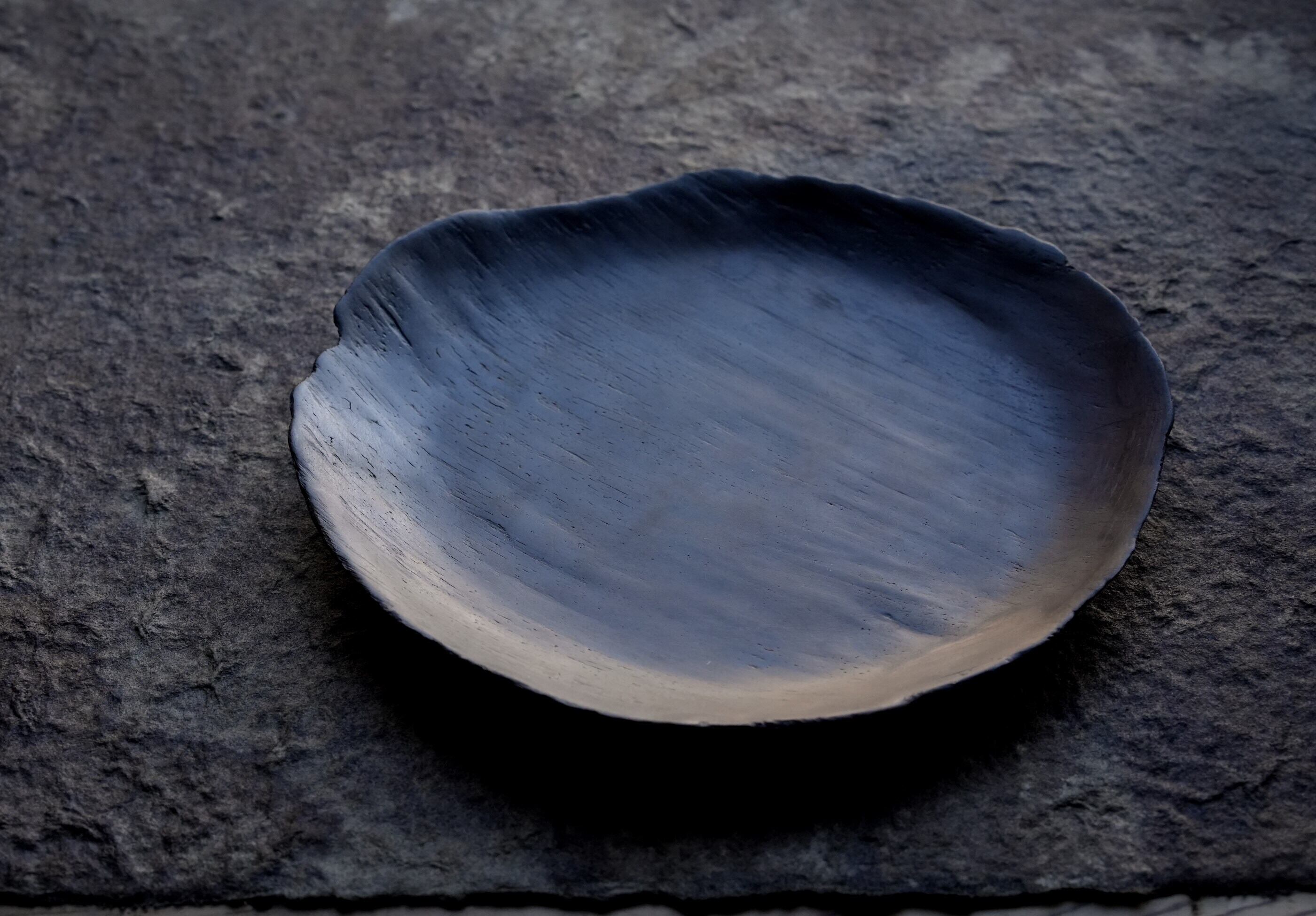 阿源】布胎・本漆 茶席皿 / 【AYuan】Black Lacquer Tea Tray for Tea