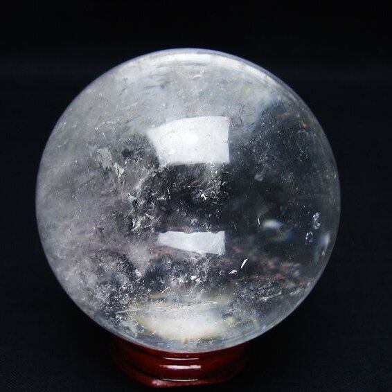 水晶 丸玉 64mm スフィア 置物 水晶玉 一点物 151-8997