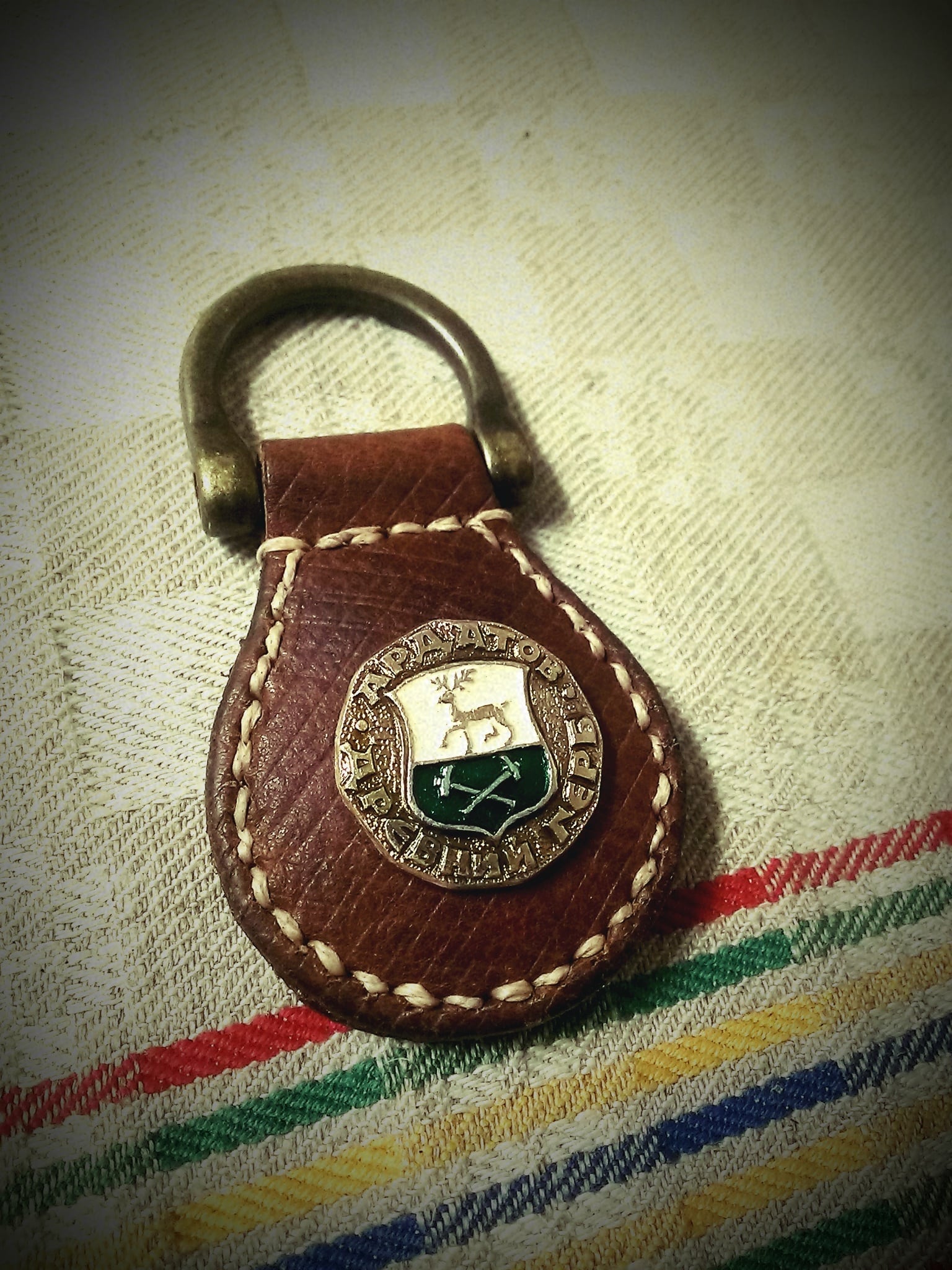 1786 russian calf keyringF 20