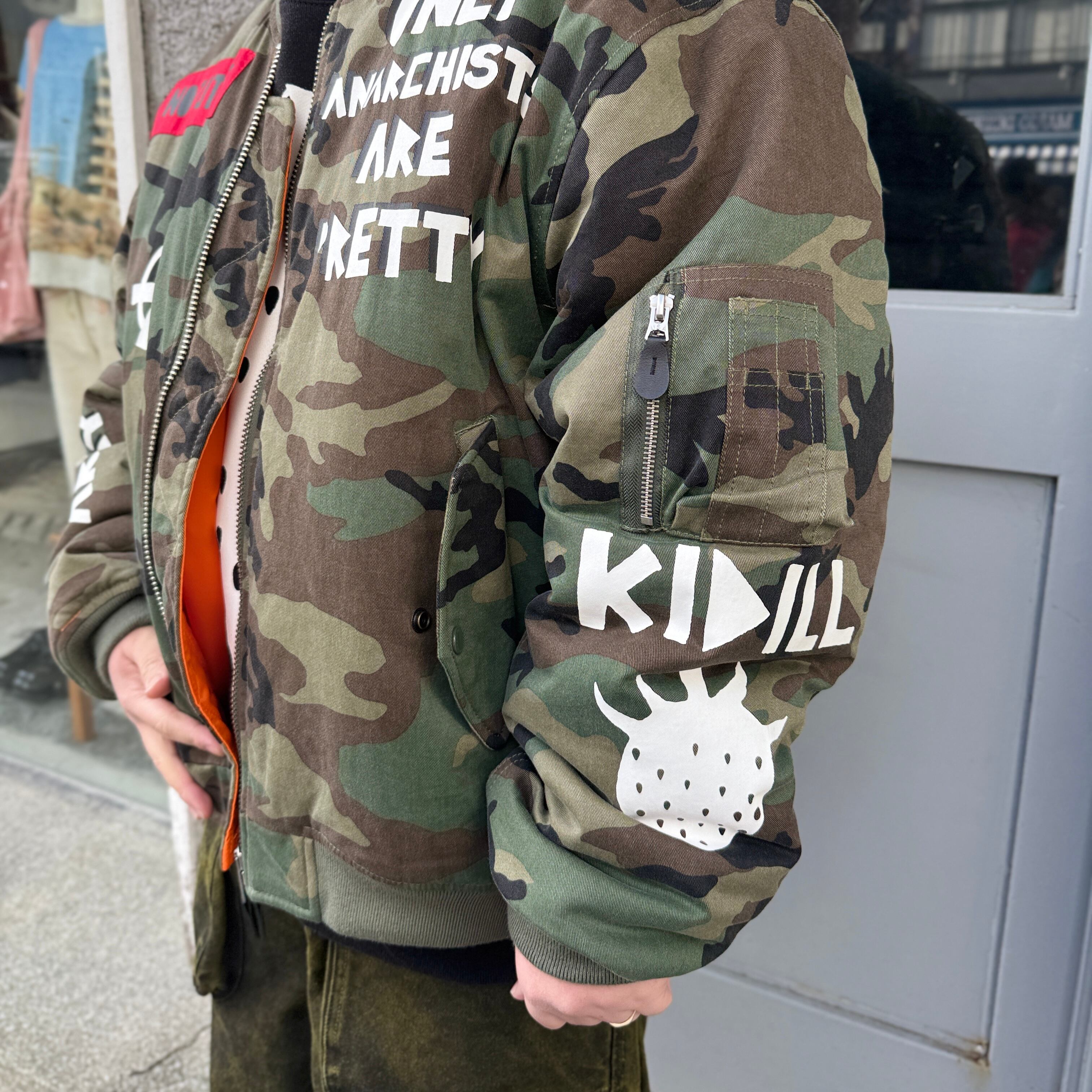 KIDILL / FRESH ANARCHY MA-1 JACKET FOSTEX GARMENTS / VINTAGE