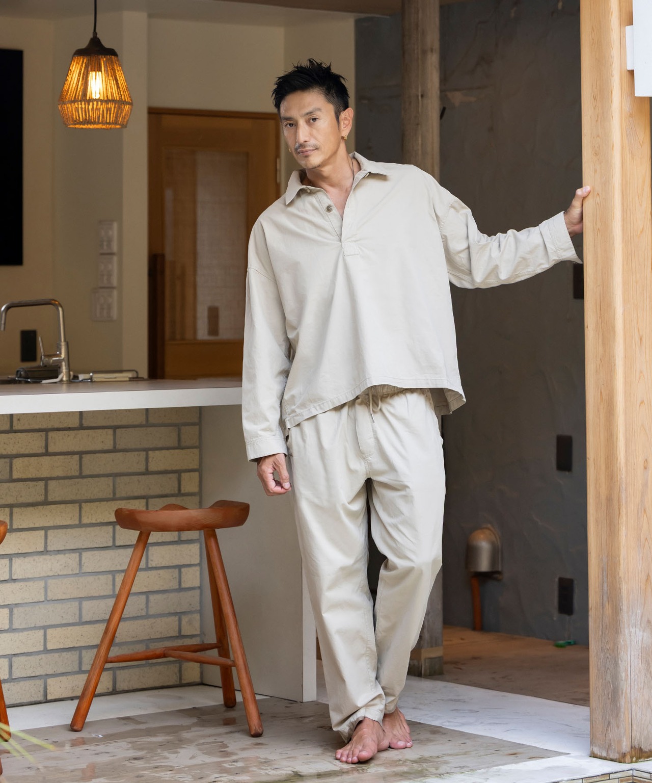 Cotton Tapered Pants［HSP008］