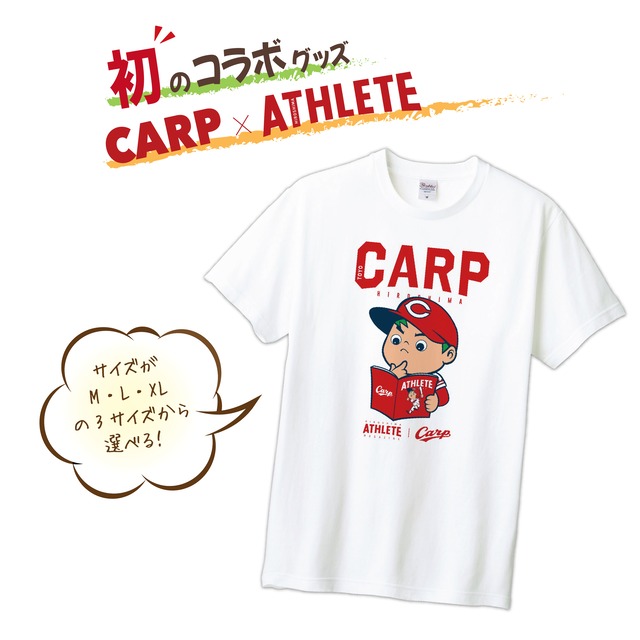 広島東洋カープ 広島アスリートマガジンfes21開催記念 ふむふむカープ坊や オリジナルｔシャツ 広島アスリートマガジン オンラインショップ