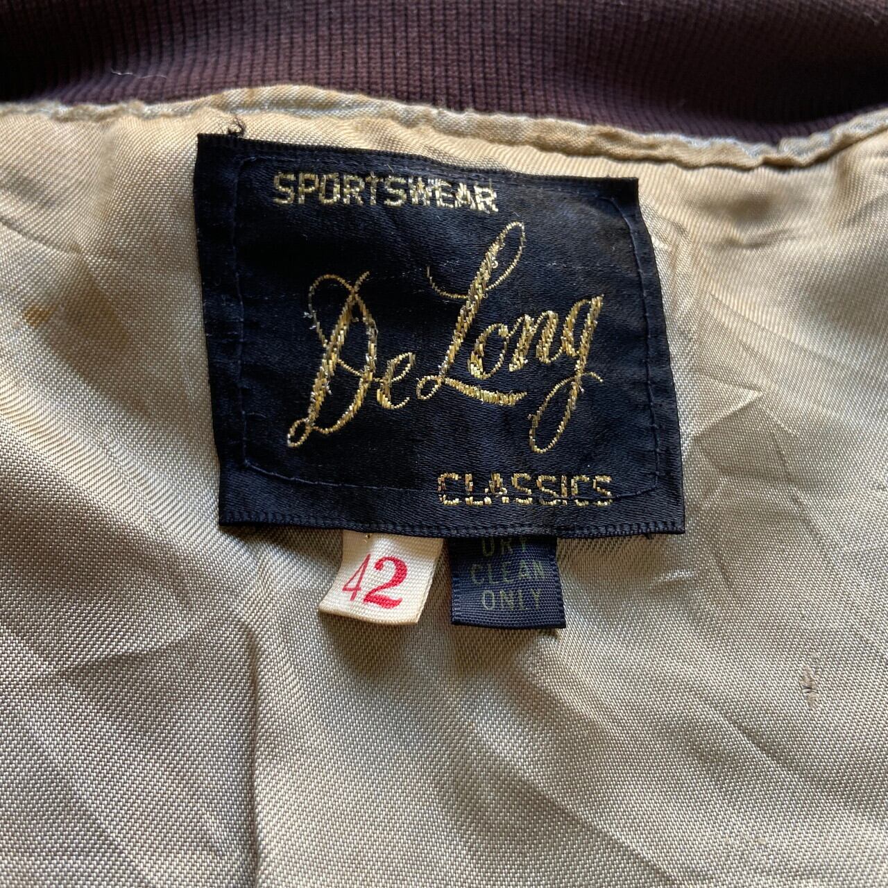 60年代 De Long ディアスキン ヌバックレザーブルゾン スポーツ 60年代 De Long ディアスキン ヌバックレザーブルゾン スポーツ