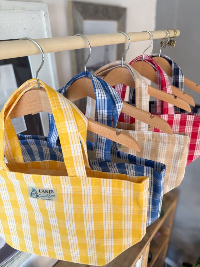 【LANI'S General Store】Palaka Tote Bag