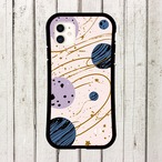 受注生産 iPhoneケース 淡色背景の月と惑星の星図｜天体図 STAR070C