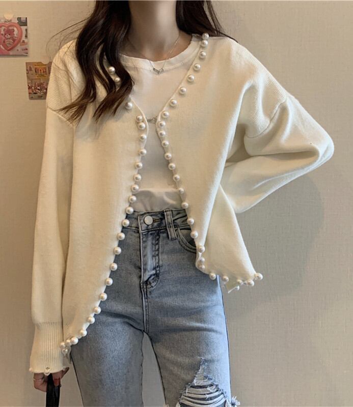 2022新作 カーディガン ボレロ 早秋 ニット 羽織り レディースボレロ