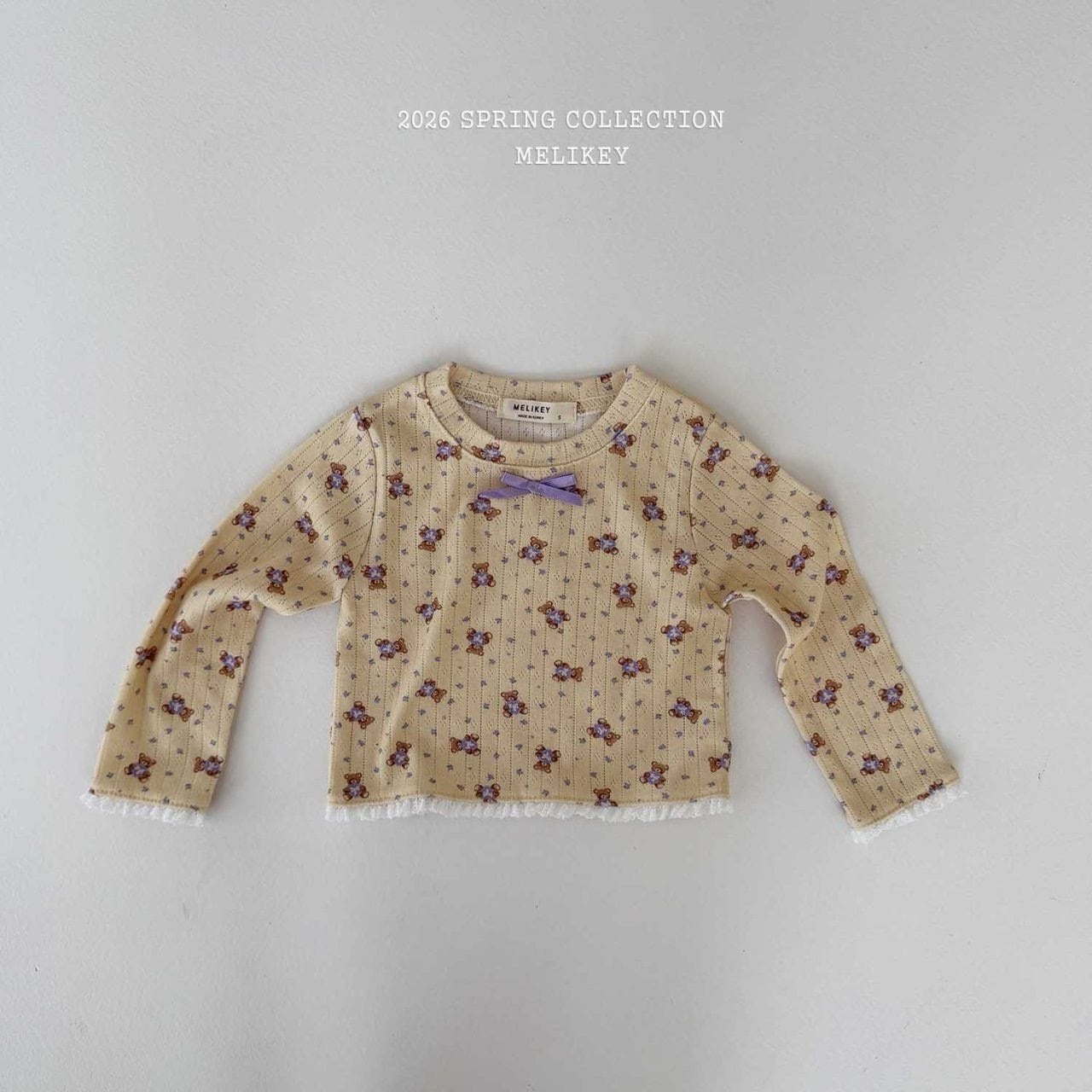 【即納】MELIKEY/Love Bear T(yellow/M)