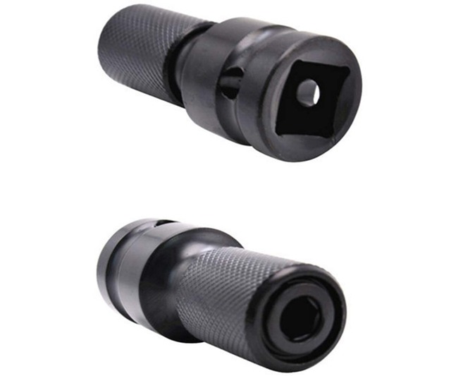 【特価セール】Wolfride 2本セット ソケットアダプター 急速に変換 1/2’’(12.7mm)四角-1/4’’(6.35mm)六角軸ソケットアダプター スライドロック式 インパクトレンチ用 ワッシャーとプラグ付き …