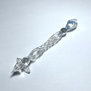 Ore glass pen  ムーンストーンホワイト