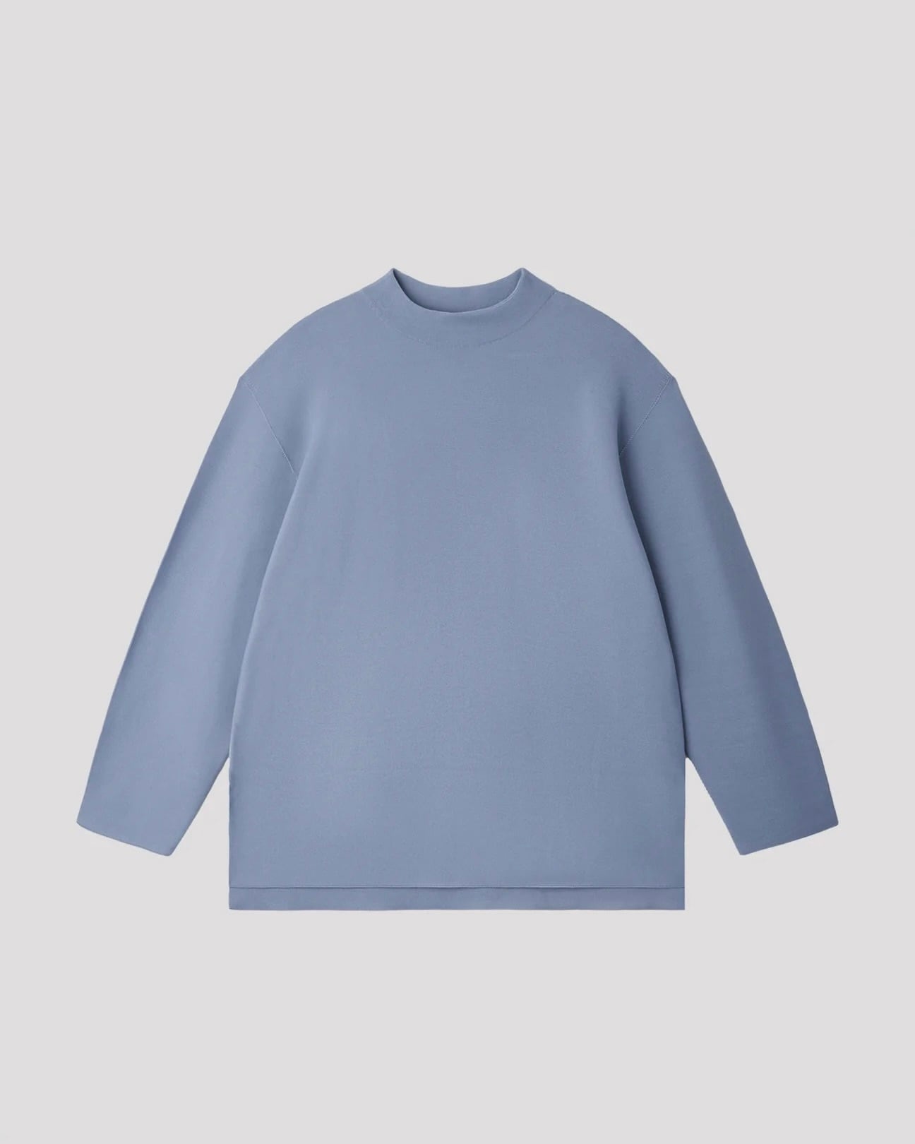 CFCL garter mock neck Tシャツ 長袖 青 3 CFCL garter mock neck Tシャツ 長袖 青 3 GARTER MOCKNECK LONG