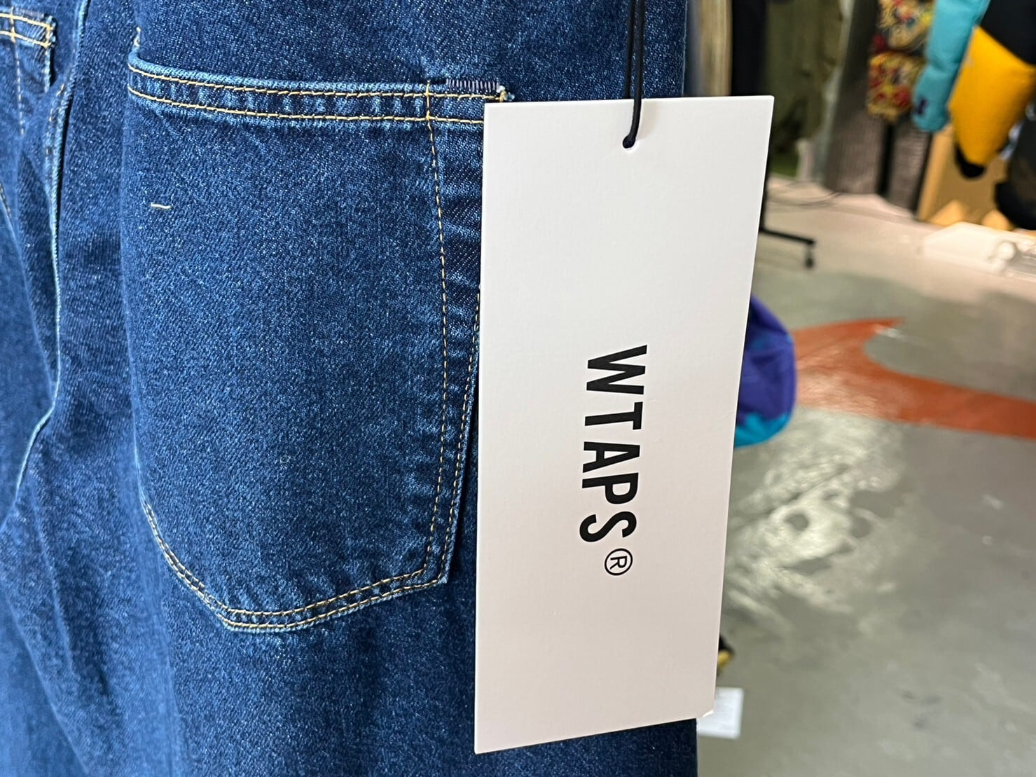 WTAPS 22AW BLUES BAGGY TROUSERS DENIM INDIGO 04 222WVDT-PTM04 