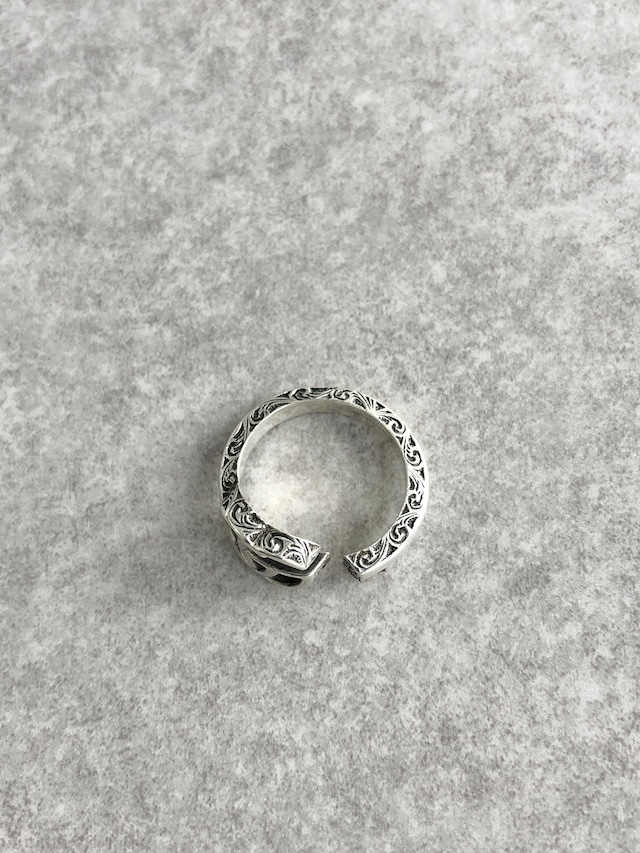 GUCCI グッチ アラベスク 指輪 15号 シルバー インターロッキングG 925 リング vintage ヴィンテージ オールド 7rftsk