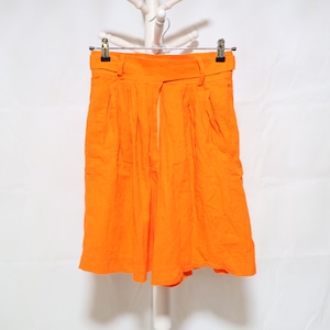 Flared Shorts Orange