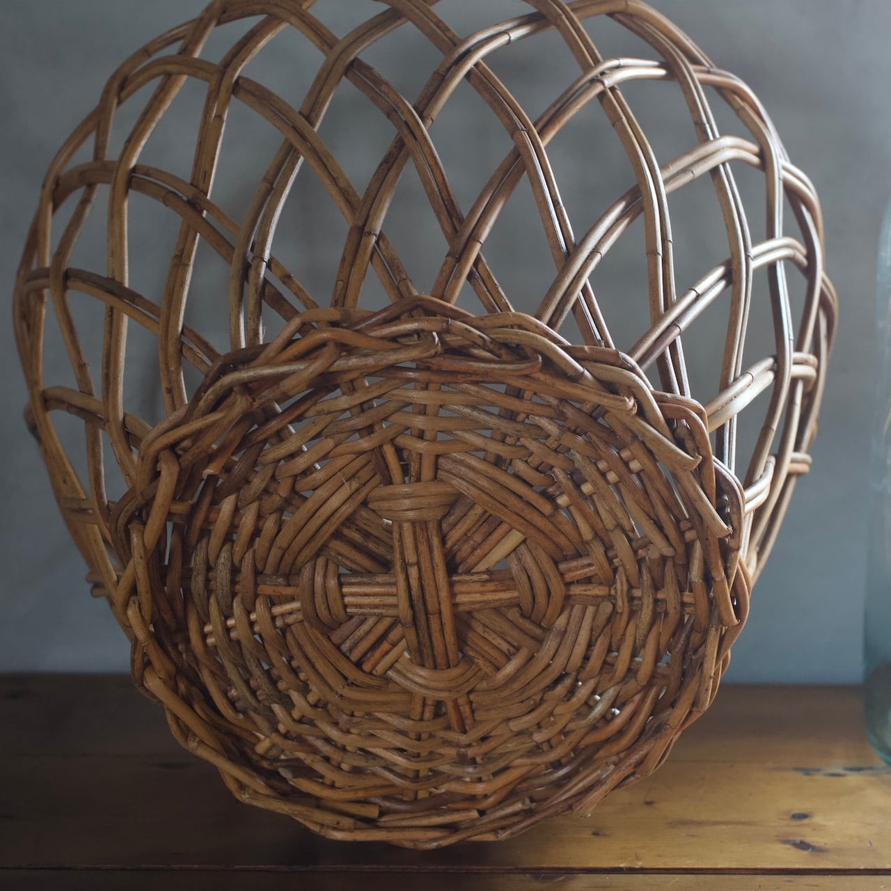 AROROG Round Basket S /   Ыë S髿・籐 ・・ 収ҡ・ǫ׫쫤・ ɫー 112051  | TRILLƫーʫ雑SHABBY'S MARKETPLACE 