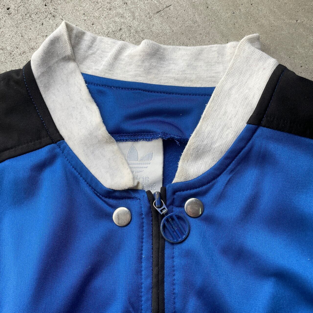 80年代 adidas アディダス フェイクレイヤード ジャージ×スウェット
