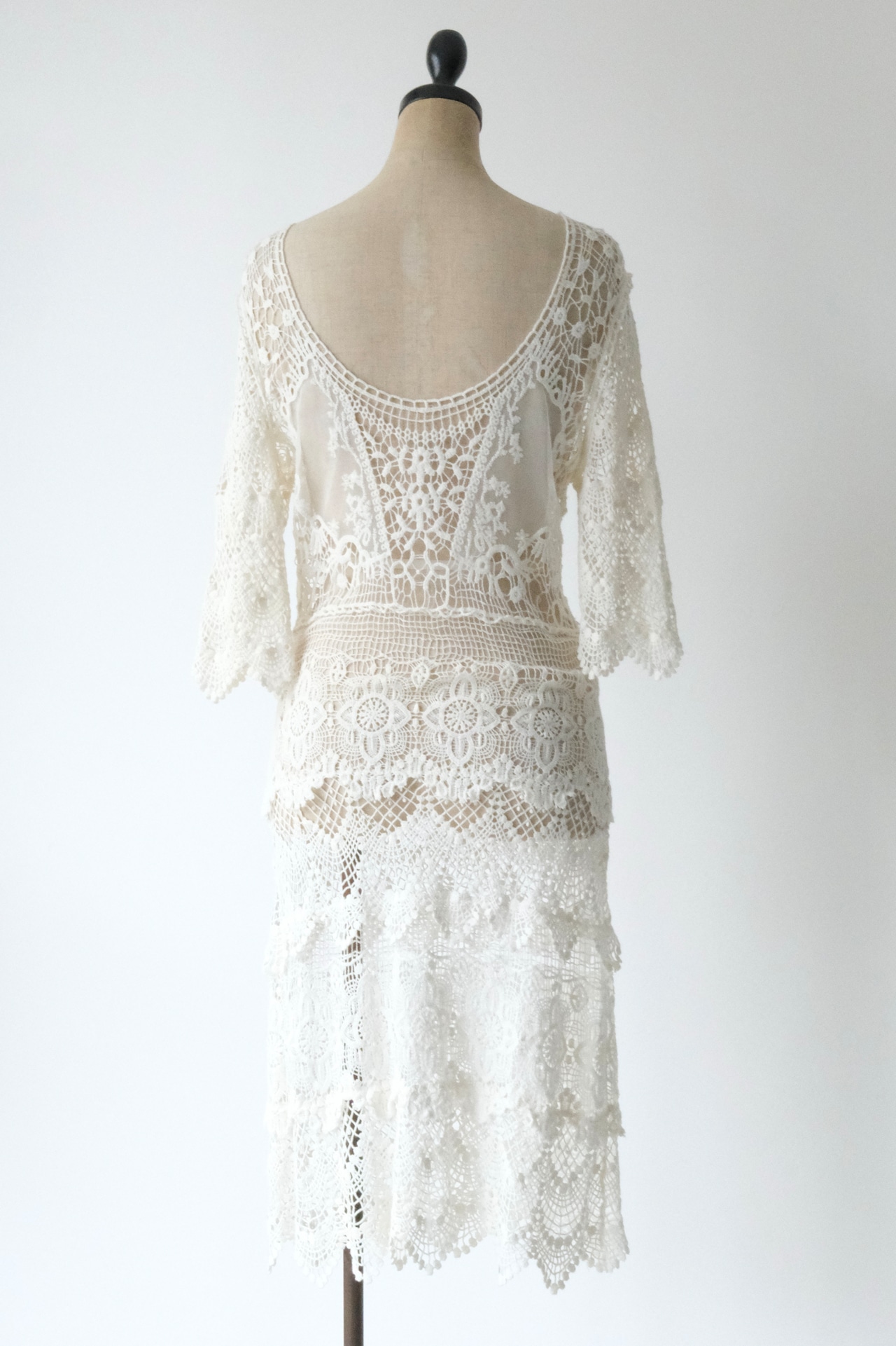 floral lacy mini dress