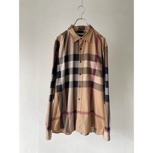 -BUBERRY- l/s nova check shirt