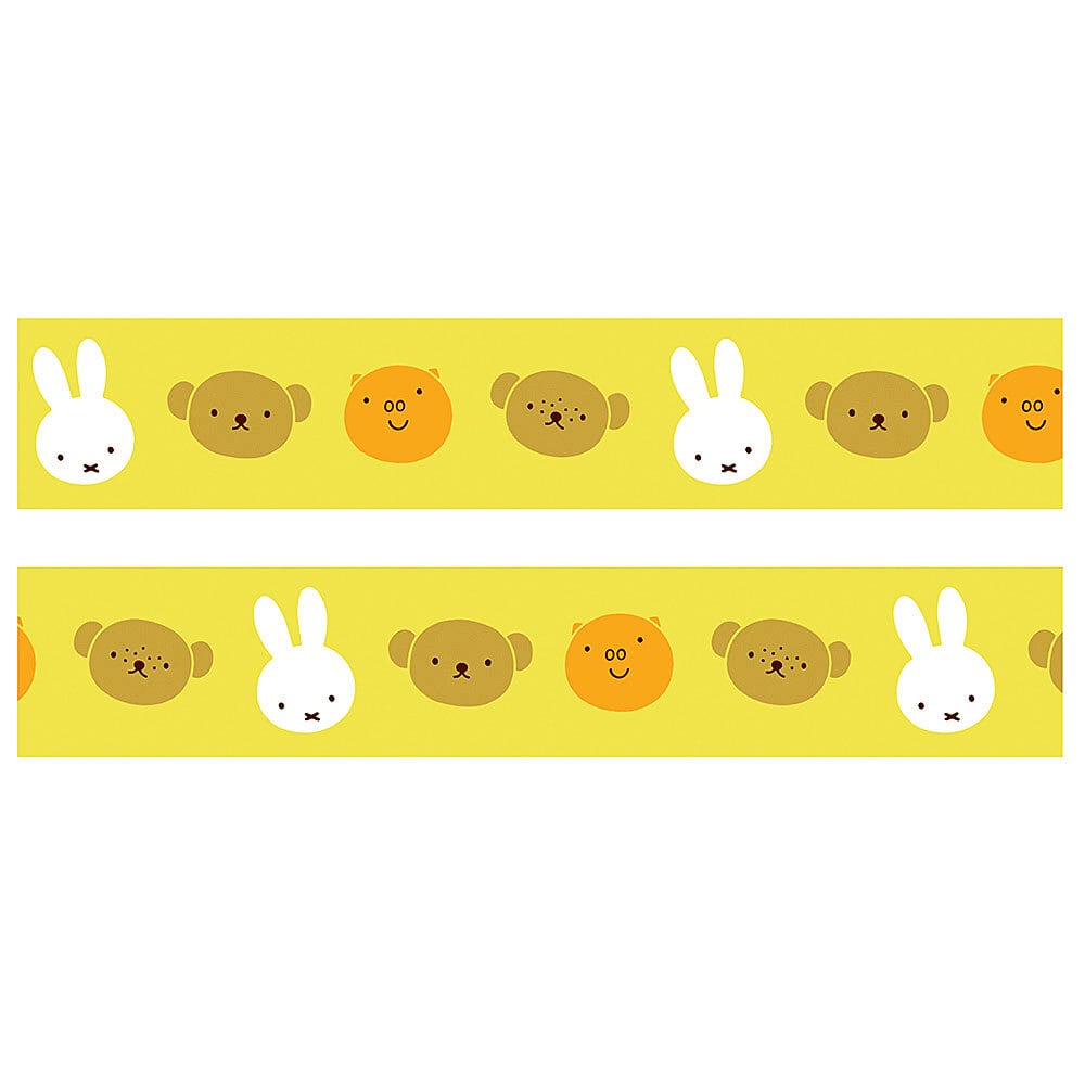 ミッフィー 透明クリアマスキングテープ friends | hacohalu 紙雑貨