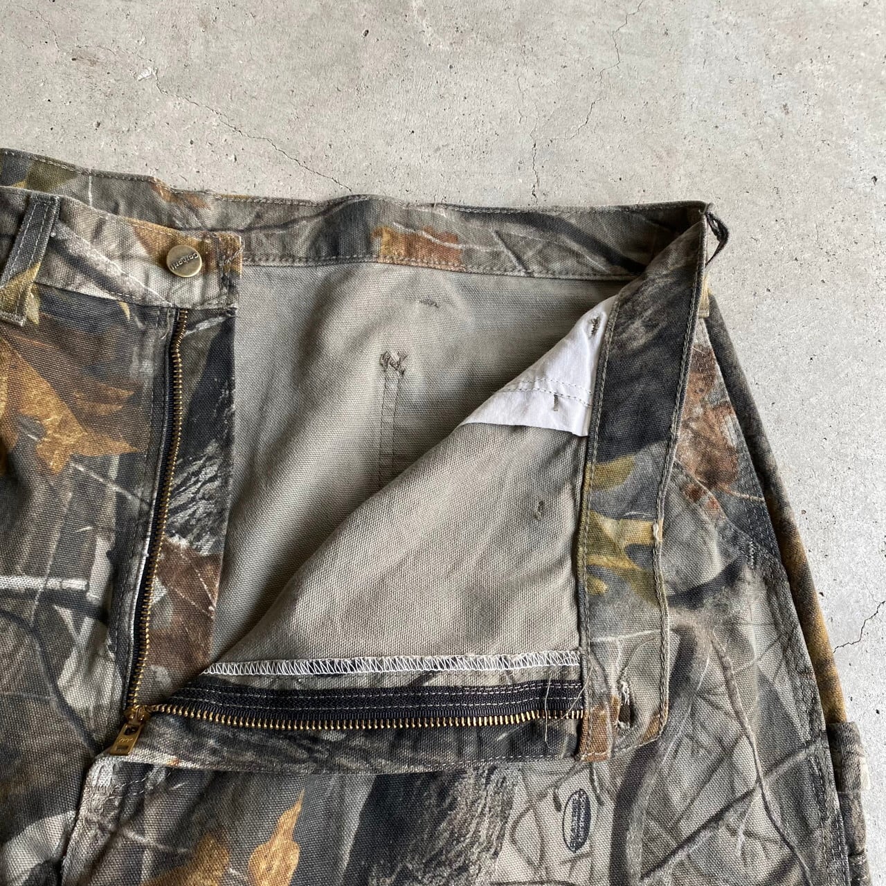 ビッグサイズ Carhartt カーハート リアルツリーカモ ダック地ワーク 