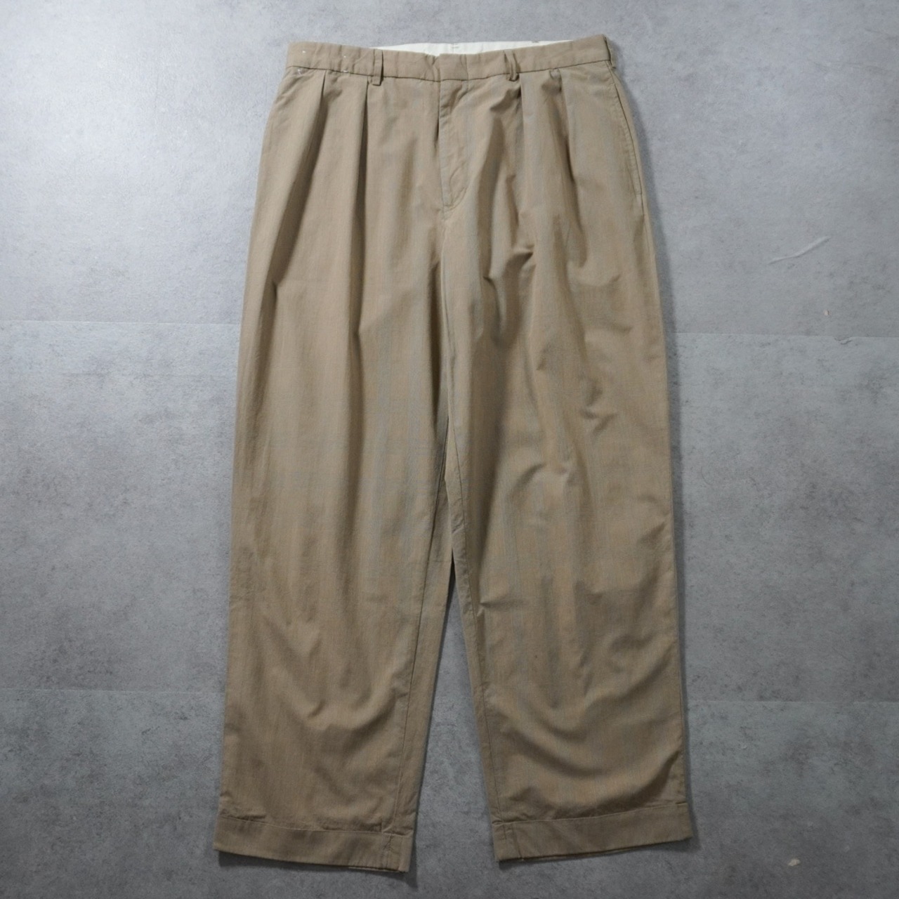 Polo by Ralph Lauren Glen Plaid Cotton Trousers [W34L29.5相当] 古着 - 2