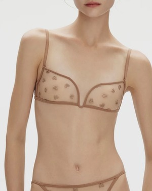 Heart Shaped Bralette -toffee / HER SENSES