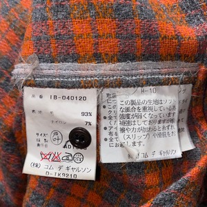 AD1996 COMME des GARCONS HOMME wool shirt “HOMME SPECIAL”