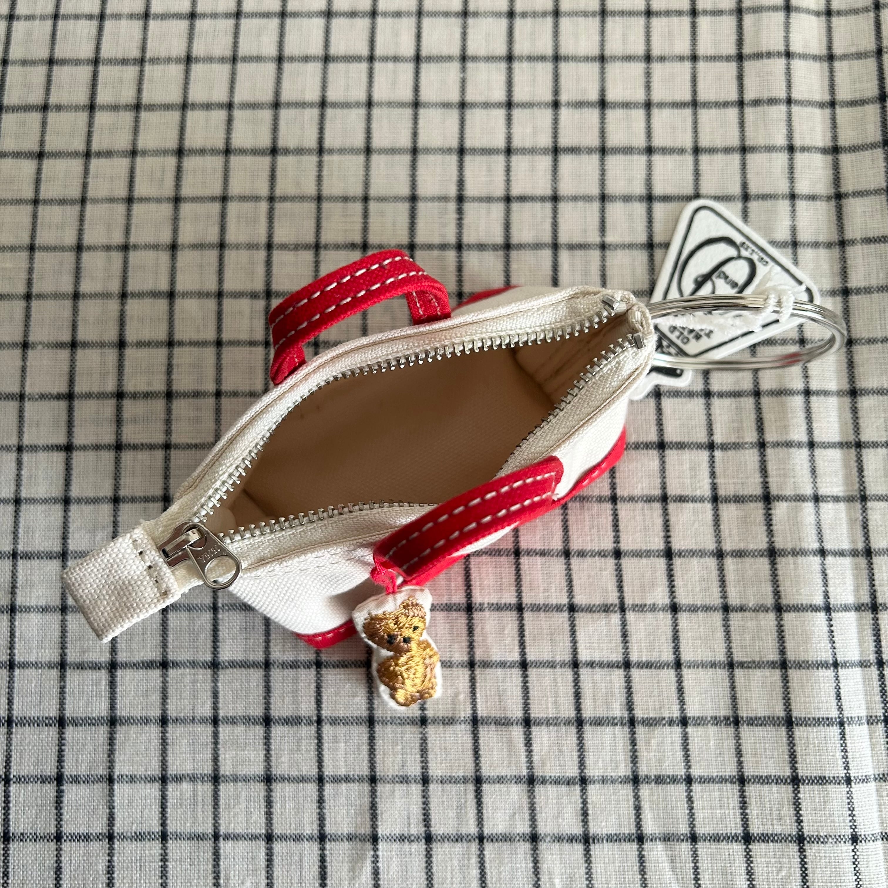 R&D.Co- オールドマンズテーラー ミニミニトートキーリング RED | tous