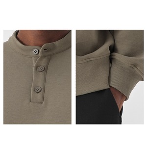 ヘンリーカラー薄手スウェット　942