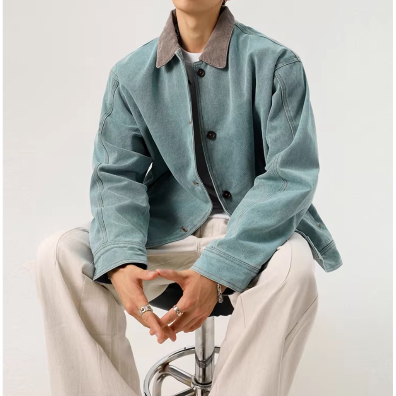 パッチポケット カバーオール af0490