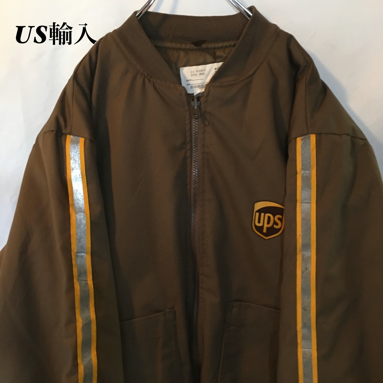 USA製】入手困難 希少 UPS ワークジャケット 企業ロゴ 中綿 XLサイズ 