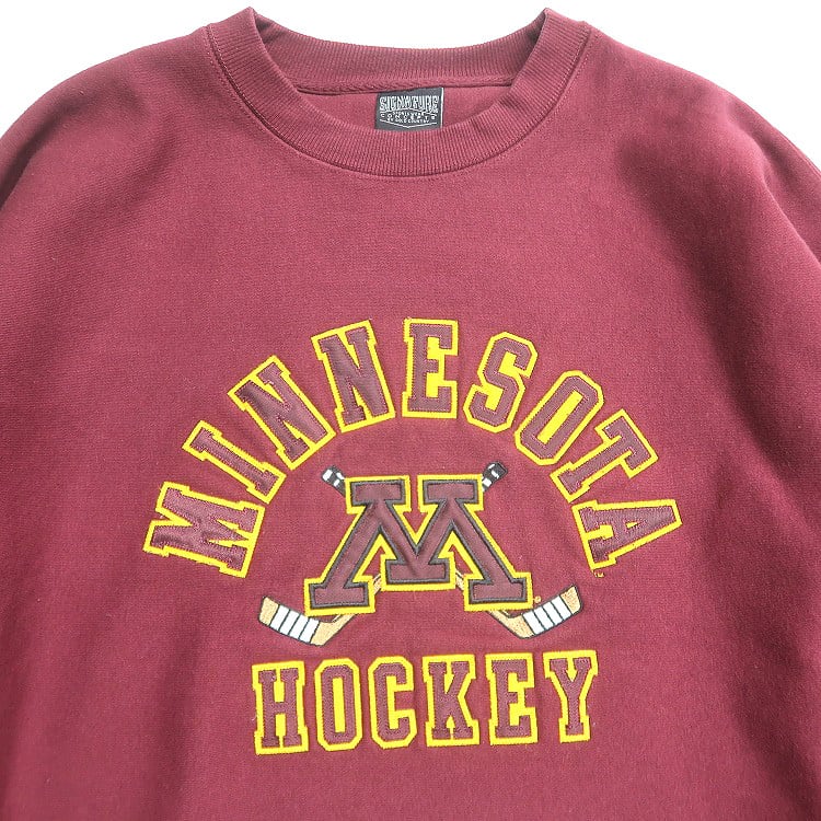 古着 SIGNATURE リバースウィーブタイプ カレッジ スウェット