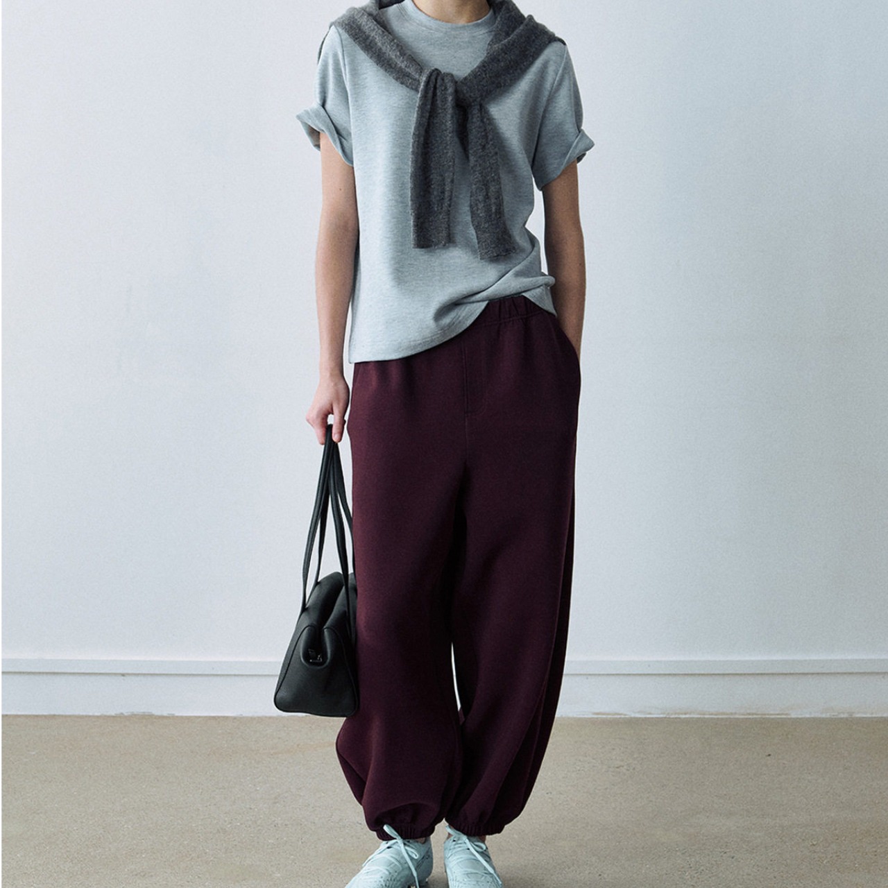 Relaxed Sweat Jogger Pants　T6175
