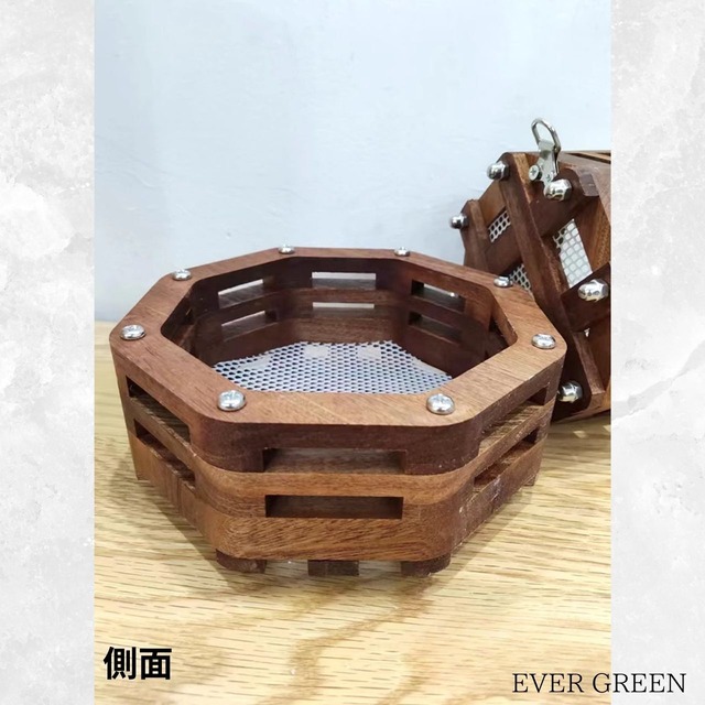 八角形の木製フレーム　A074
