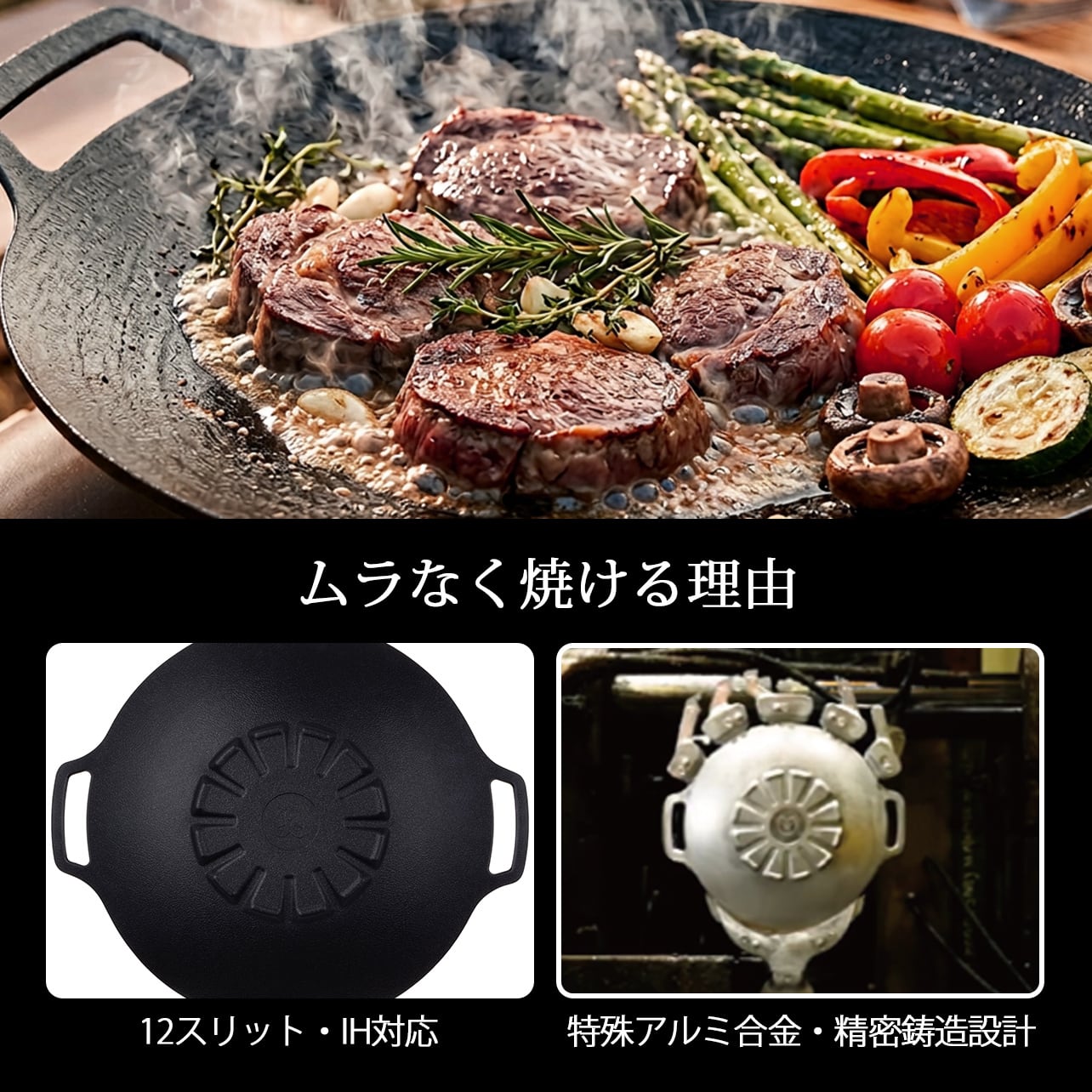 サンタッチダブルサイドグリドル36cm新製品 JHQマルチグリドル 36cm | JHQ SHOP