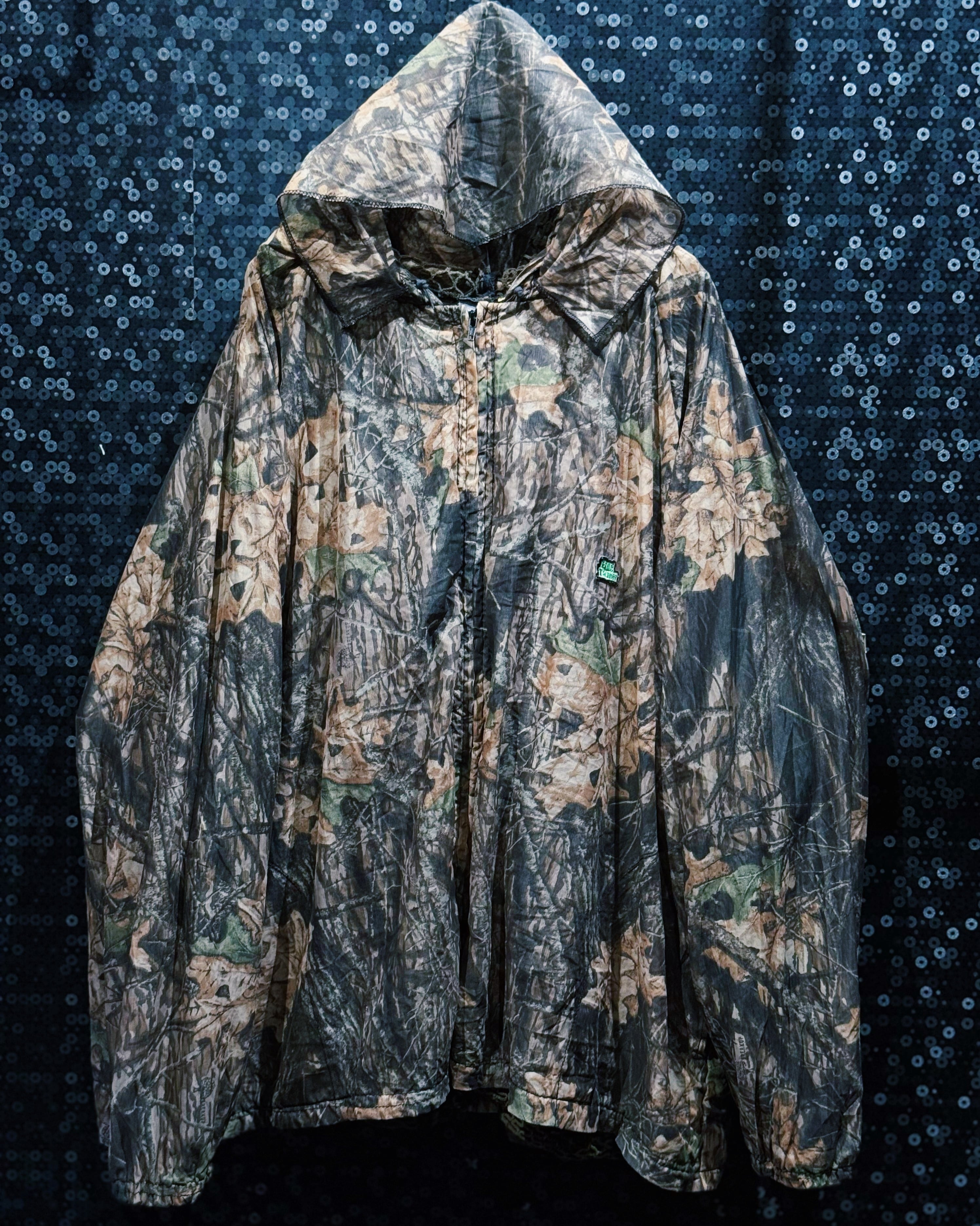 【ÆIEM】"SHANNON’S “Bug Tamer"vintage camouflage detail mesh hoodie