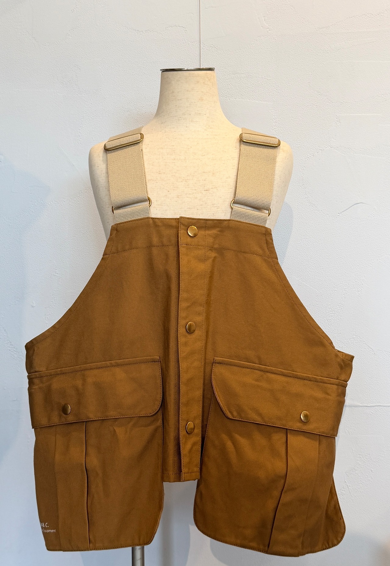 LAND & B.C. Hunt vest 02 short カーキ