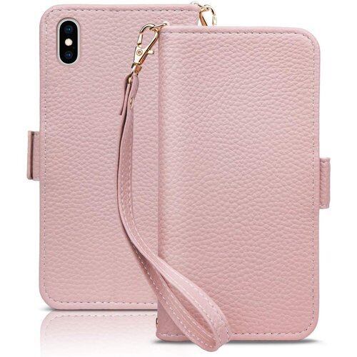 iphone xs ケース 手帳型 iphone xs eX ケース 手帳型 おしゃれ iphonex 手帳型ケース 軽量 薄型 アイフォンxケース かわいい タッセル アイフォンxs ケース 耐衝撃 防水 iphone xケース カード収納 純正 財布型 お洒落 シンプル 全面保護 高級レザーiphonex ケース ブランド 横置きスタンド機能 ケース ストラップホール付き iPhone X/XS 5.8" アプリコットピンク 660