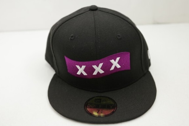 GOD SELECTION XXX NEWERA CAP BLACK PURPLE 60.6 35JD5781