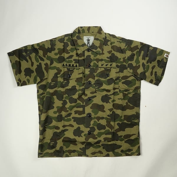 Size【M】 A BATHING APE ア ベイシング エイプ 1stサル迷彩柄アーミー ...