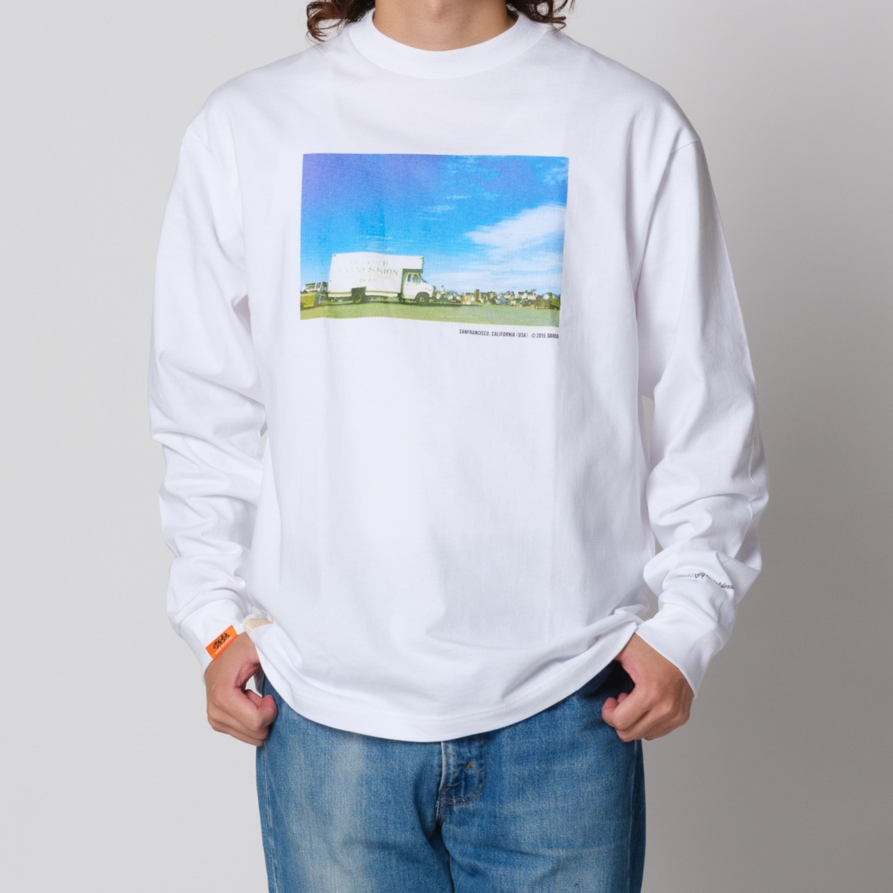 【DARGO】"SAN FRANCISCO PHOTO"  7onz Long T-shirt（WHITE）