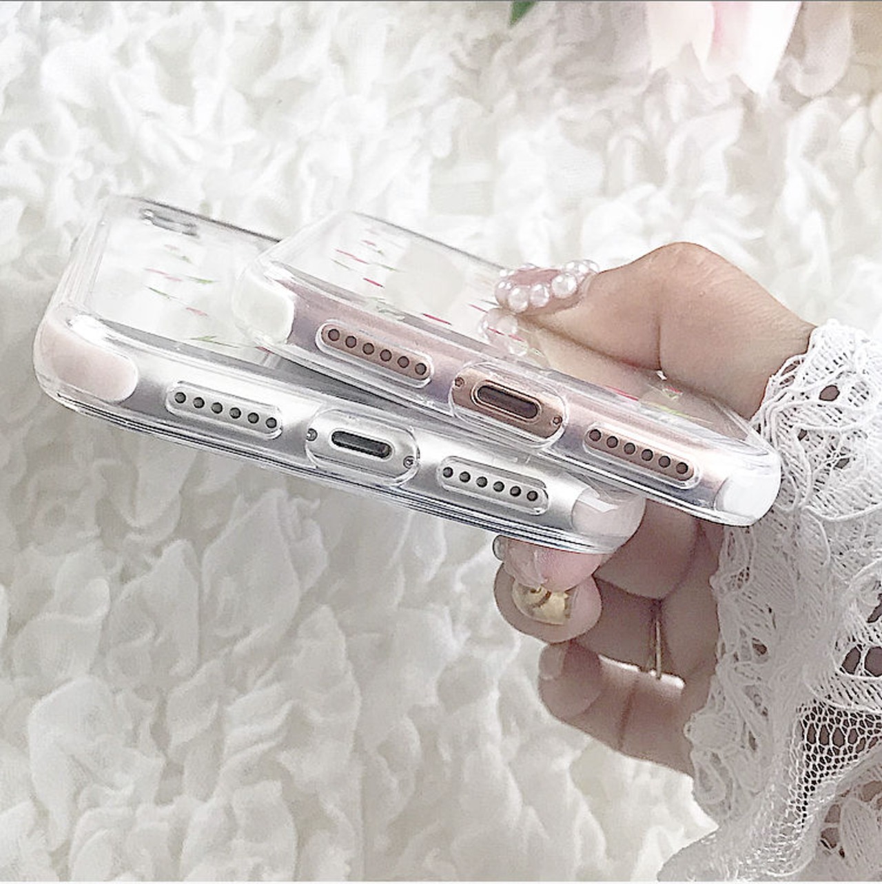 【ネーム入り】Marine  Bear【耐衝撃クリアケース】B8