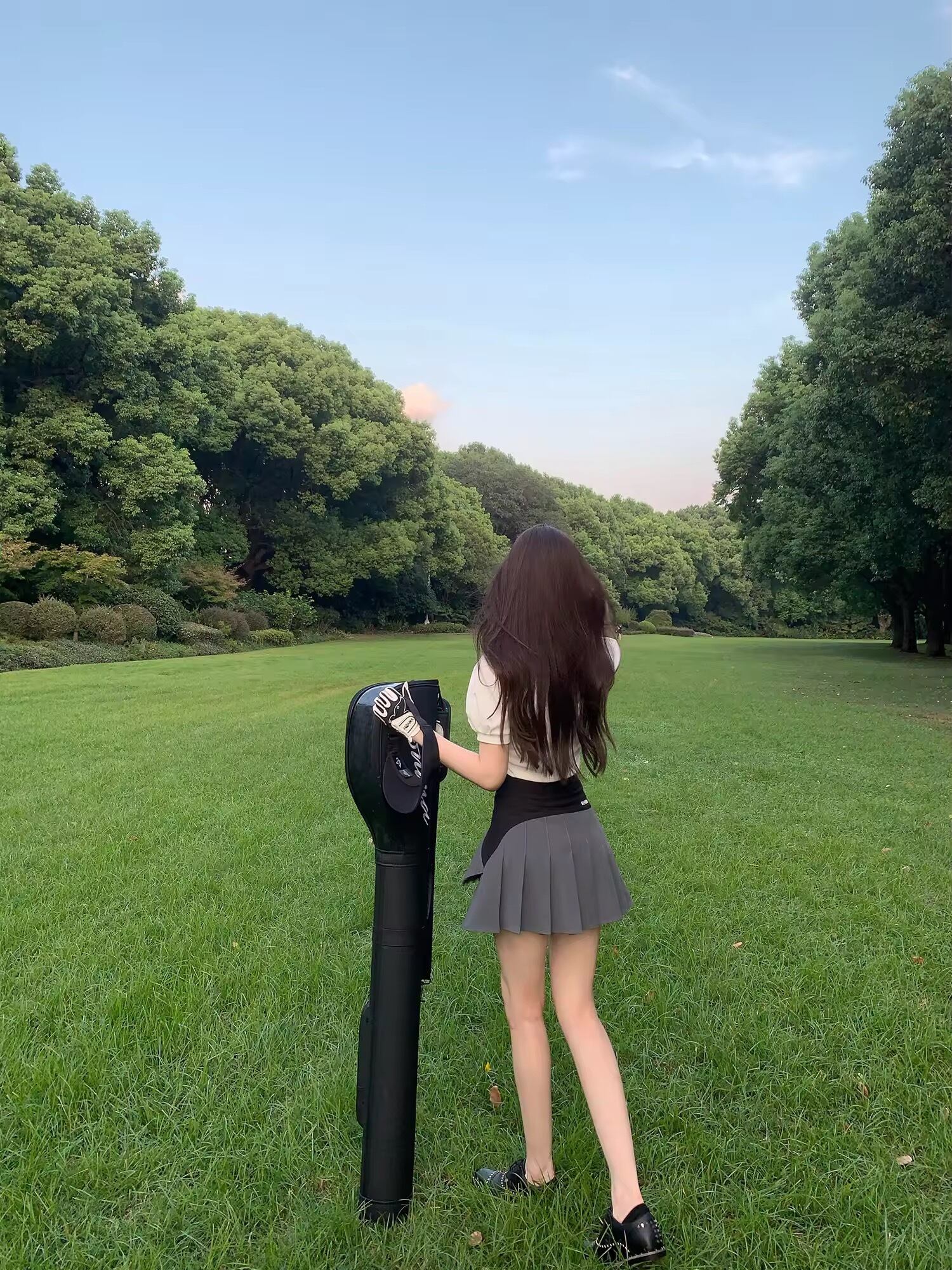 デザインプリーツスカート | AMIS GOLF 【韓国ゴルフウェア】
