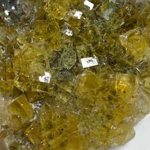 4.イエローフローライト原石クラスター