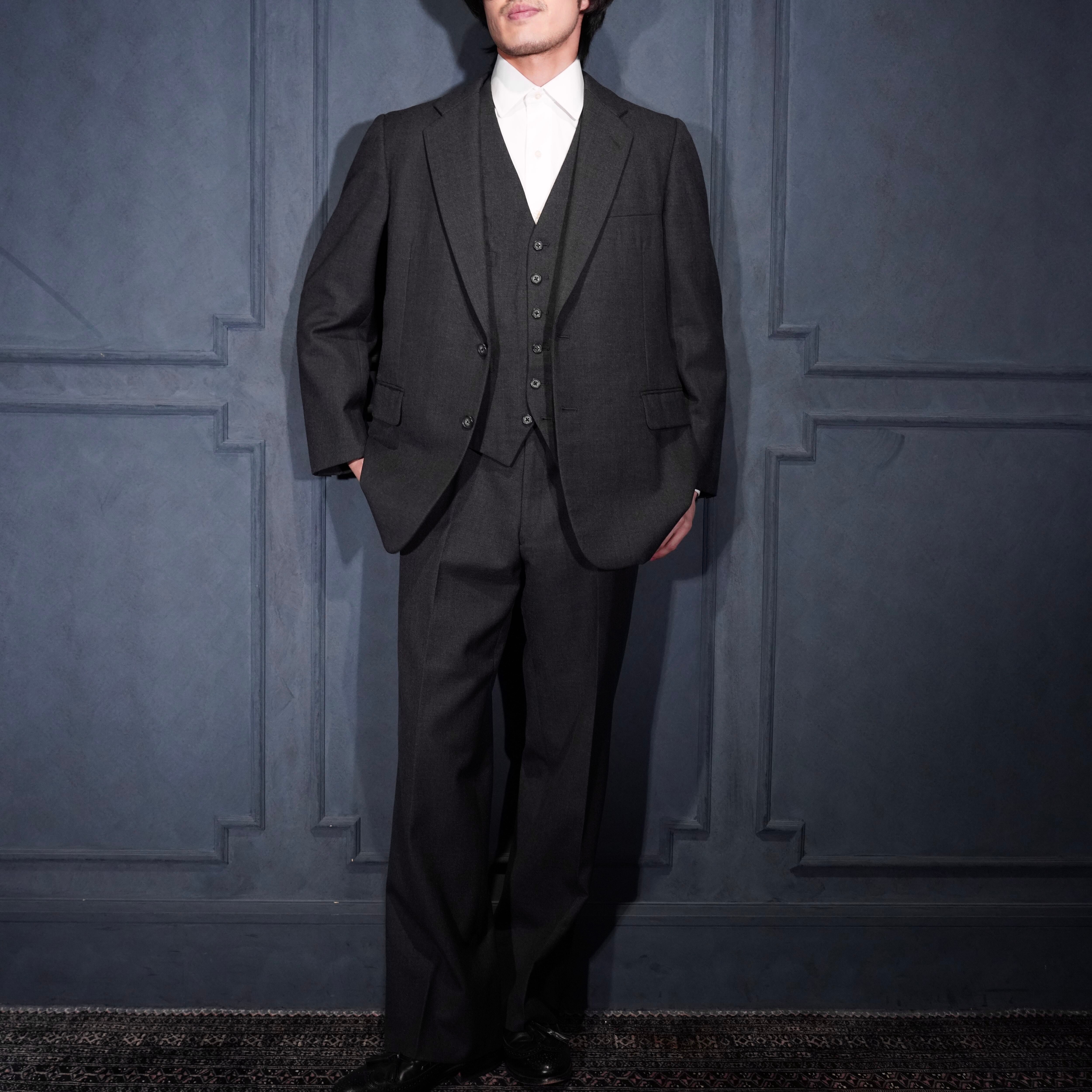 B1623S【Burberrys/バーバリーズ】スリーピーススーツ ウール Burberrys WOOL 3PIECE SET UP SUIT/バーバリーズウールスリーピース